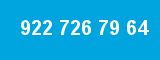 922 726 79 64 922 726 79 64